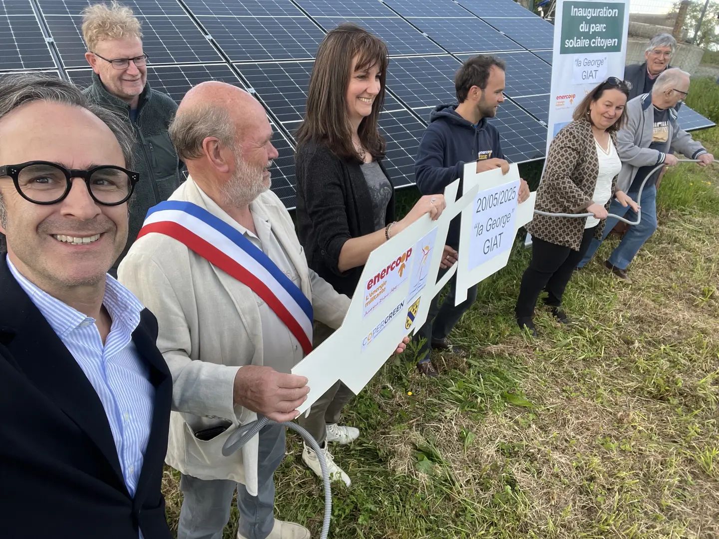 Lire la suite à propos de l’article [EVENT] Mai 2025 – Inauguration du Parc Solaire Citoyen de Giat